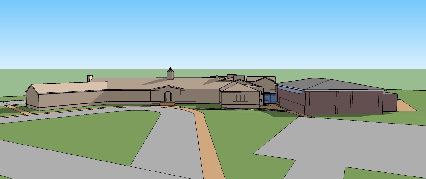 Rendering of Front View of Conway